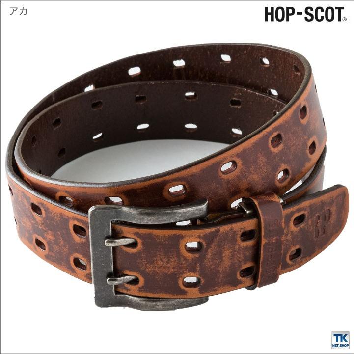 ベルト メンズ ダメージレザーベルト HOP-SCOT chusan cs-0910 | ブランド登録なし | 03