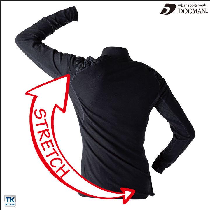 両面起毛フリース 長袖ハーフジップ パッド付 作業服 作業着 DOGMAN chusan 動きやすい 肩パッド 暖かい 消臭効果 制電 ストレッチ 秋冬 ネコポス cs-800001 |  | 05