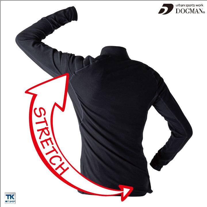 長袖ハーフジップ パッド付き 裏起毛 フリース 作業服 作業着 DOGMAN chusan 動きやすい 暖かい 消臭効果 制電 ストレッチ ネコポス 秋冬 cs-800011 |  | 05