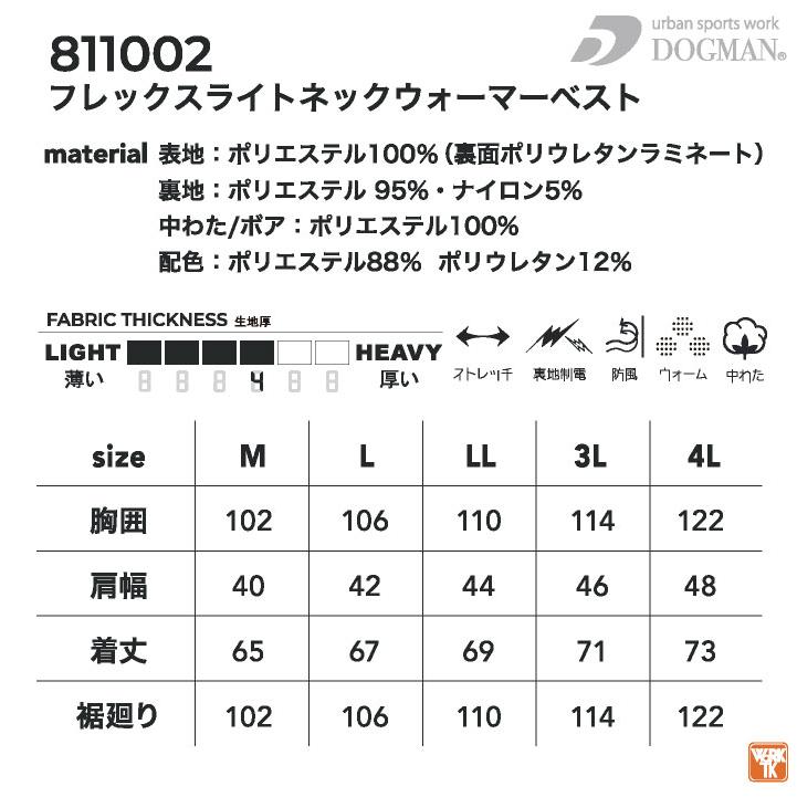 防寒 ベスト 中綿 軽量 暖かい ハイネック ボアベスト 秋冬 防寒着 作業服 作業着 カジュアル かっこいい メンズ レディース 中国産業 CUC cs-811002 |  | 08