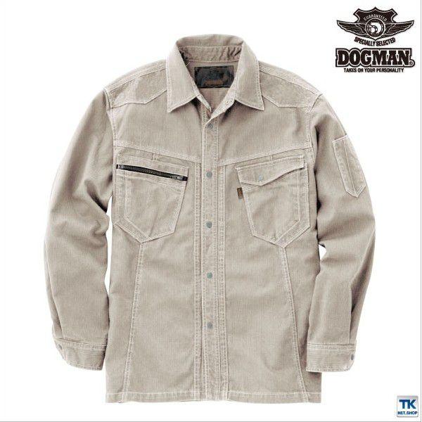 DOGMAN 作業シャツ 作業服 作業着 刺し子仕様 シャツ chusan 長袖シャツ 春夏 秋冬 cs-8211 | ブランド登録なし | 02