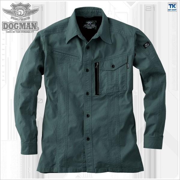 DOGMAN 作業シャツ ミリタリーテイスト シャツ 作業服 作業着 chusan 長袖シャツ 春夏 秋冬 cs-8551 | ブランド登録なし | 03