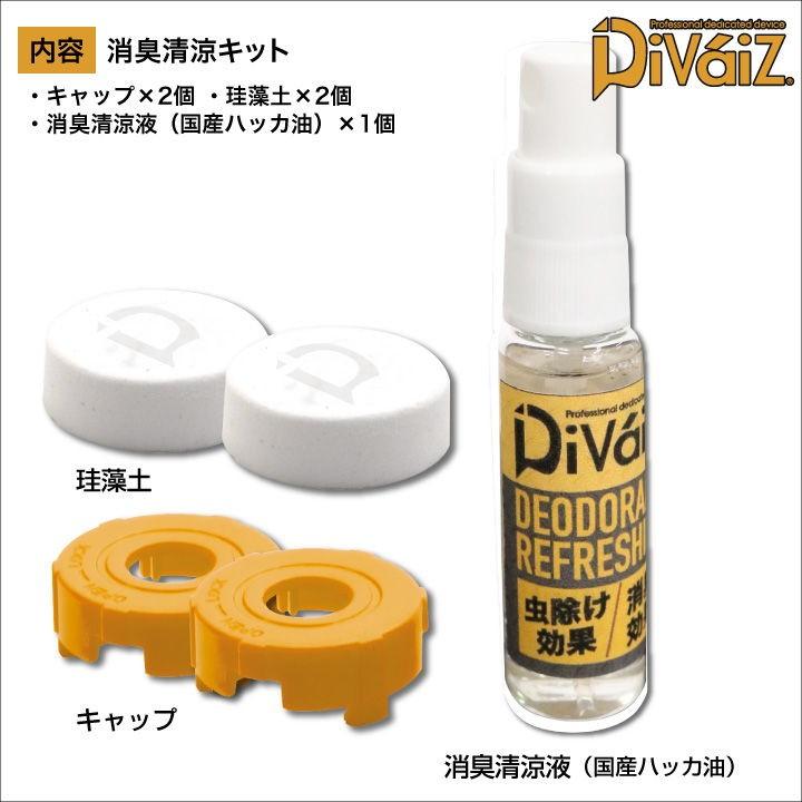 消臭清涼キット Divaiz オプションパーツ 空調作業服 消臭 虫よけ リフレッシュ効果 パーツ chusan 空調作業服パーツ 春夏 cs-9910 | ブランド登録なし | 05