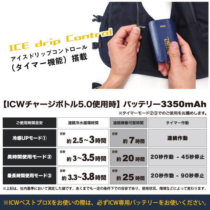 CHUSAN タイマーバッテリー 3350mAh 春夏 秋冬 メンズ レディース 仕事服 作業着 作業服 おしゃれ 中国産業 CUC cs-992004 |  | 03