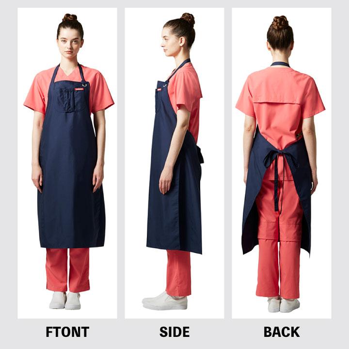 アニマリード トリマーエプロン ドライヤーホルダー付 獣医師 トリマー 動物病院 ペットショップ 男性 女性 チトセ エプロン ネコポス (即日出荷) ct-al0009 | ブランド登録なし | 08