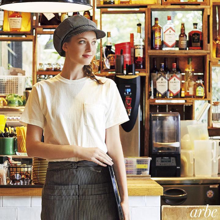 arbe アルベ ポケットTシャツ 無地 半袖 カジュアルシャツ 綿100％ レストラン カフェ 飲食店 サービス ユニセックス CHITOSE チトセ 半袖Tシャツ ct-as8545 | ブランド登録なし | 02