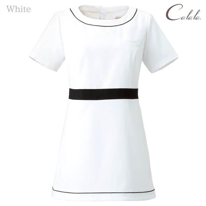Calala キャララ CL-0183 チュニック 制服 ユニフォーム 医療 エステ 介護 事務 受付 チトセ 半袖 ct-cl0183 | ブランド登録なし | 06