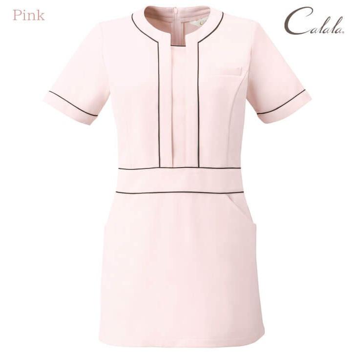キャララ CL-0243 チュニック 制服 ユニフォーム 医療 エステ 介護 事務 受付 チトセ Calala 半袖 ct-cl0243 爆買 | チトセ | 06