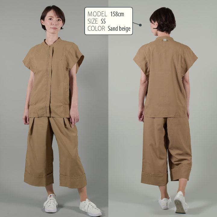 CHITOSE チトセ DOM スクラブ レディース フロントファスナー 高級感 クリニック サロン 病院 看護師 美容部員 エステユニフォーム 半袖 ct-dom0003 | チトセ | 07