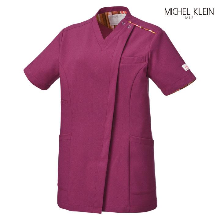 ミッシェルクラン MK-0002 ファスナースクラブ 制服 ユニフォーム 医療 エステ 介護 事務 受付 チトセ スクラブ MICHEL KLEIN 半袖 ct-mk0002 | ブランド登録なし | 13