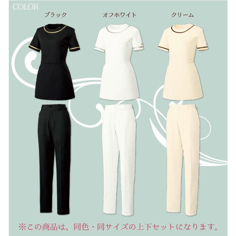 ミッシェルクラン チュニック上下セット チュニック パンツ セットアップ 透け防止 制電 ストレッチ 医療 エステ チトセ (即日出荷) ct-mk0022-setup | チトセ | 05