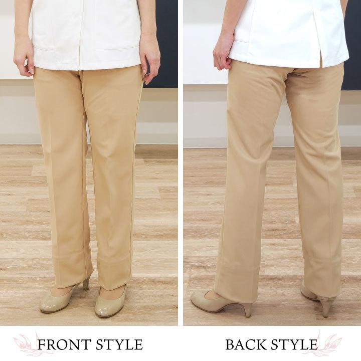 ミッシェルクラン レディースパンツ ストレッチ 透け防止 制菌加工 制電機能 工業洗濯対応 クリニック サロン 病院 作業ズボン チトセ (即日出荷) ct-mk0042 | チトセ | 04