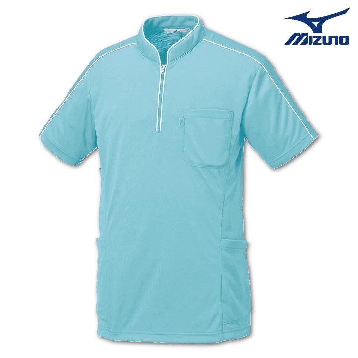 ニットシャツ ミズノ MIZUNO メディカル 男性 女性 兼用 吸汗速乾 ストレッチ チトセ 半袖ポロシャツ ネコポス ct-mz0170 | MIZUNO | 08