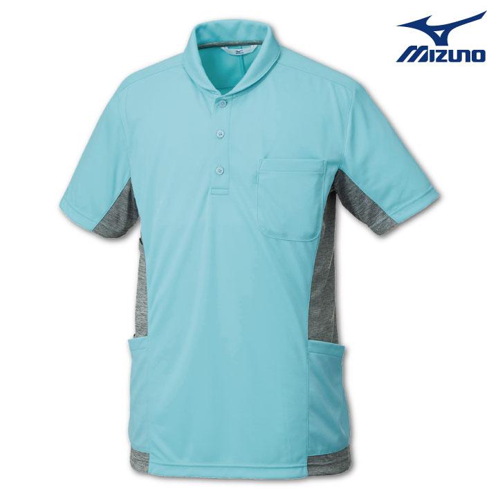 ニットシャツ ミズノ MIZUNO メディカル 男性 女性 兼用 吸汗速乾 ストレッチ チトセ 半袖ポロシャツ ネコポス ct-mz0171 | MIZUNO | 08
