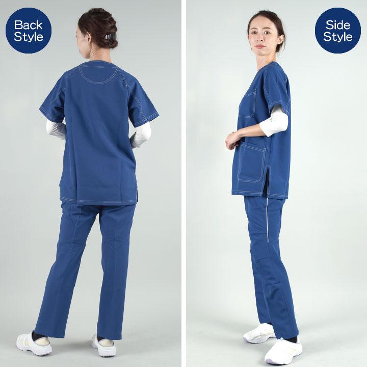 チトセ 当店限定モデル ミズノ スクラブ 上下セット 白衣 医療