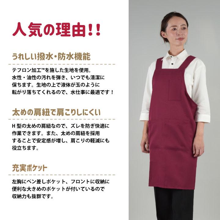 エプロン arbe アルベ CHITOSE チトセ テフロン加工 撥水性抜群 飲食店や清掃業に最適 レストラン カフェ 飲食店 サービス ネコポス (即日出荷) ct-t7501 | ブランド登録なし | 02