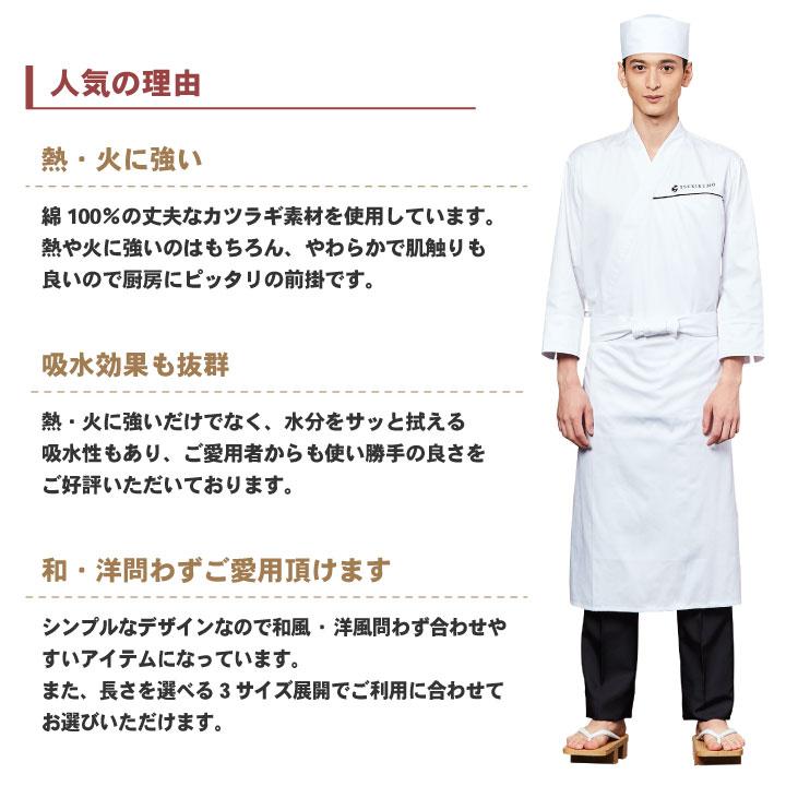 前掛 厨房エプロン T81 arbe アルベ CHITOSE チトセ 綿100% カツラギ素材 レストラン カフェ 飲食店 サービス メンズ レディース エプロン ネコポス ct-t81 | ブランド登録なし | 01