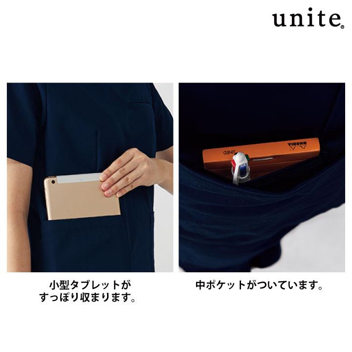 スクラブ メンズ チトセ ユナイト 半袖 おしゃれ チームスクラブ ストレッチ 大きいポケット ネコポス ct-un0071 | ブランド登録なし | 02