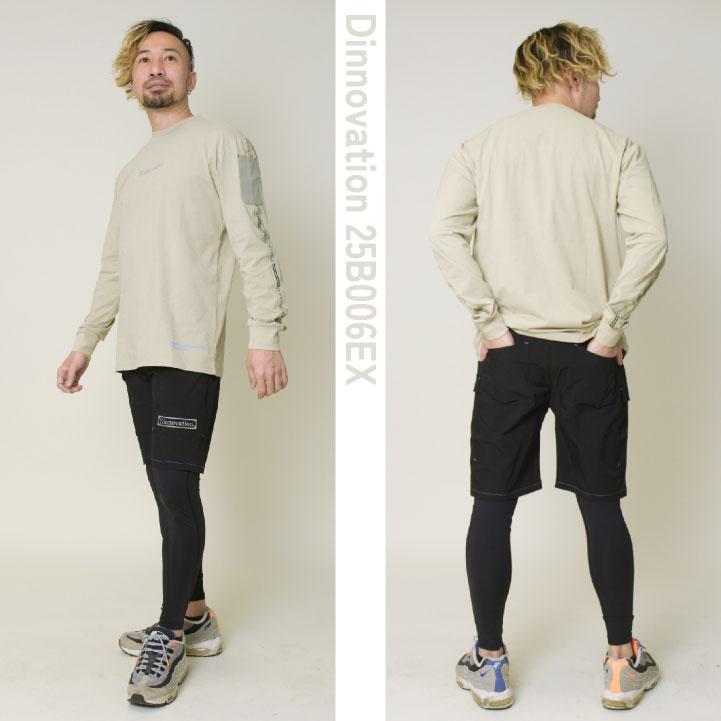 ディノベーション クールナイロン ハーフパンツ 快適 冷感 動きやすい 春夏 作業服 作業着 カジュアル おしゃれ Dinnovation (即日出荷) da-25b006ex |  | 06