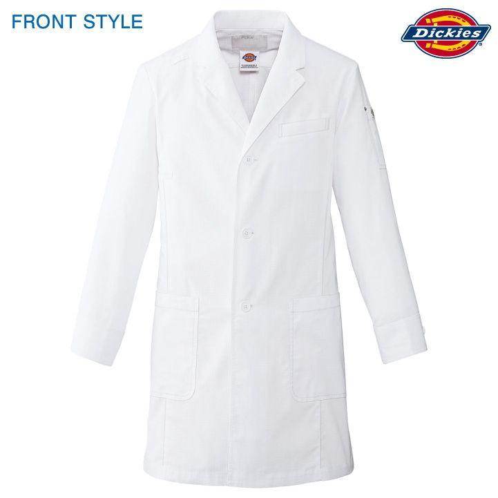 ディッキーズ ドクターコート メンズ 白衣 医療用 病院 クリニック 歯科衛生士 薬剤師 薬局 動物病院 獣医 医師 研究室 Dickies フォーク 長袖 fo-1537pr | Dickies | 08