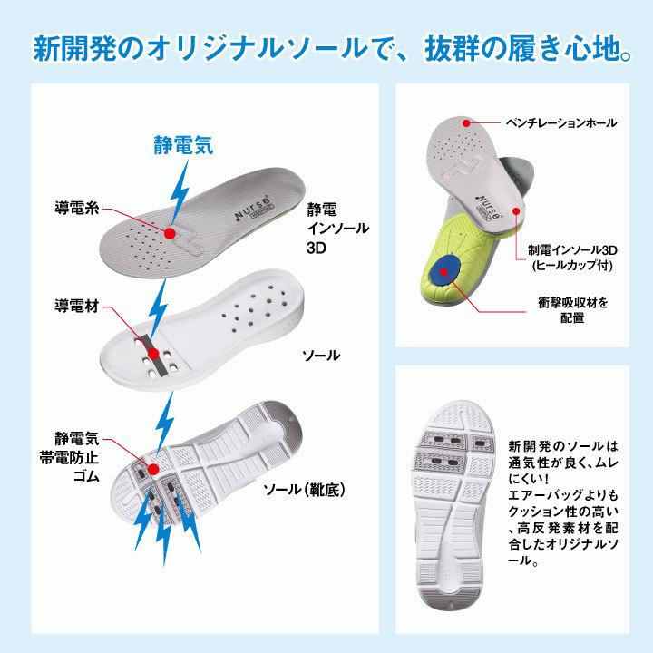 FOLK ナースクール ナースシューズ 白 疲れない 蒸れない 男女兼用 静電気帯電防止 抗菌 防臭 ゆったり 4E 高通気 マジックテープ 医療 フォーク fo-4700 |  | 02
