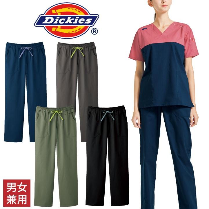 スクラブ ディッキーズ Dickies パンツ おしゃれ 男女兼用 フォーク スクラブパンツ 股下ハーフメイド fo-5019sc｜worktk