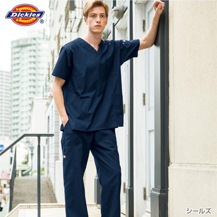 スクラブ ディッキーズ Dickies パンツ おしゃれ 男女兼用 フォーク スクラブパンツ 股下ハーフメイド fo-5020sc｜worktk｜11