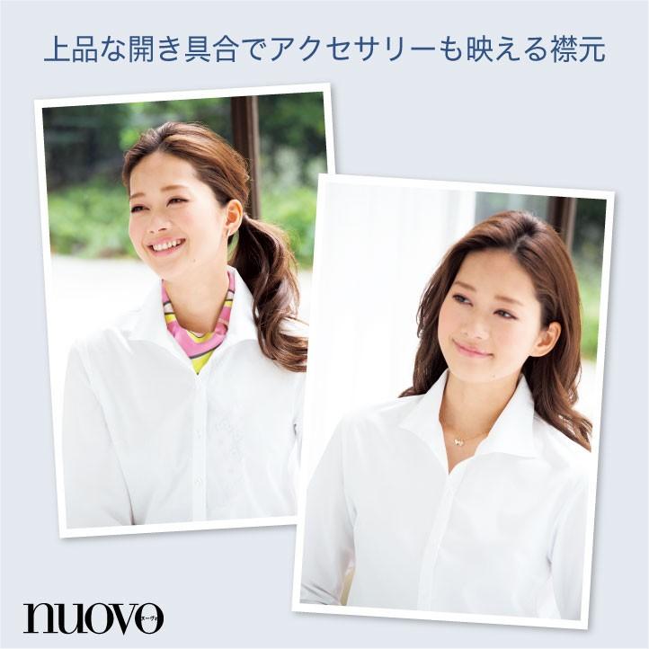 長袖ブラウス レディース イタリアンカラー 事務服 シャツ スーツ nouvo ヌーヴォ フォーク オフィスウェア フォーマルウェア 制服 fo-fb75529 | ブランド登録なし | 06