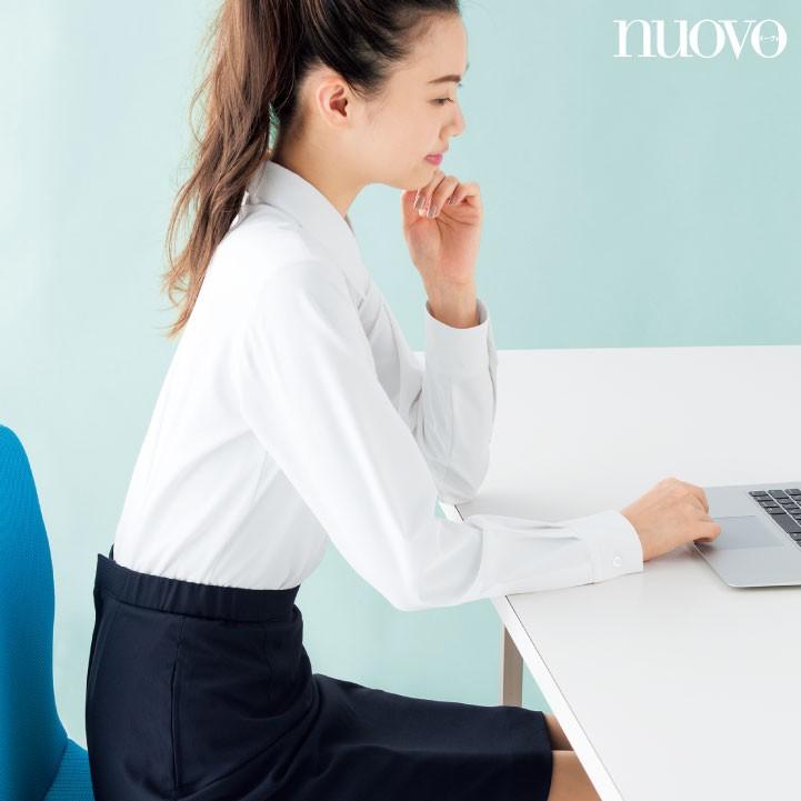 Aラインスカート レディース 脇ゴム ひざ丈 ニット 制服 事務服 スーツ nouvo ヌーヴォ フォーク オフィスウェア 受付 フォーマルウェア スカート fo-fs45918 | ブランド登録なし | 08