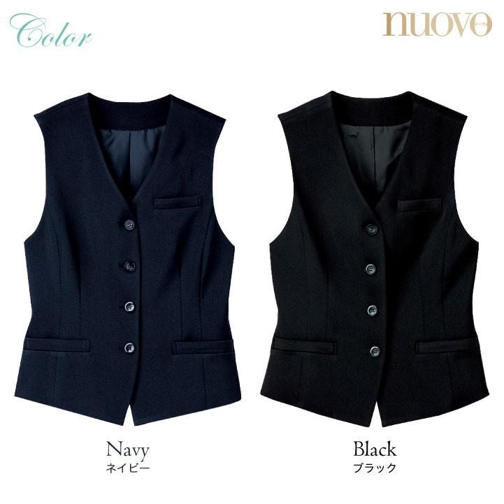 ベスト レディース シンプルシルエット 事務服 ジレ スーツ nouvo ヌーヴォ フォーク オフィスウェア 受付 フォーマルウェア 制服 fo-sv3005 | ブランド登録なし | 06