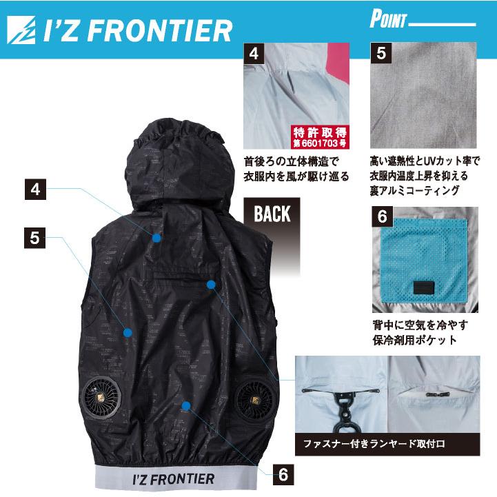 アイズフロンティア 空調作業服 空調ベストセット 春夏 メンズ