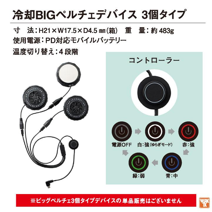 I'Z FRONTIER アイズフロンティア ペルチェベスト フルセット 冷却