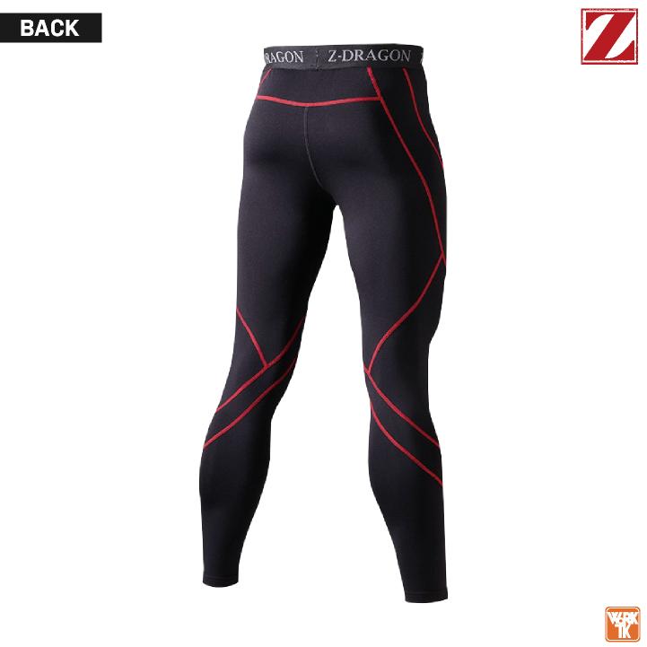 自重堂 Z-DRAGON ロングパンツ インナー タイツ ストレッチ 吸湿 発熱 吸汗 速乾 インナー裏起毛 アンダーパンツ 暖かい 防寒 秋冬 (ネコポス) jd-78101 | Z-DRAGON | 04