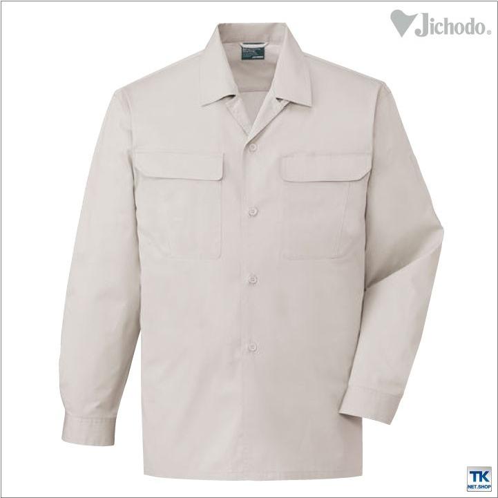 長袖シャツ 作業服 作業着 自重堂 作業シャツ 火に強い 綿100% ライトツイル 長袖 オープン シャツ 春夏 jd-84624 | 自重堂 | 03