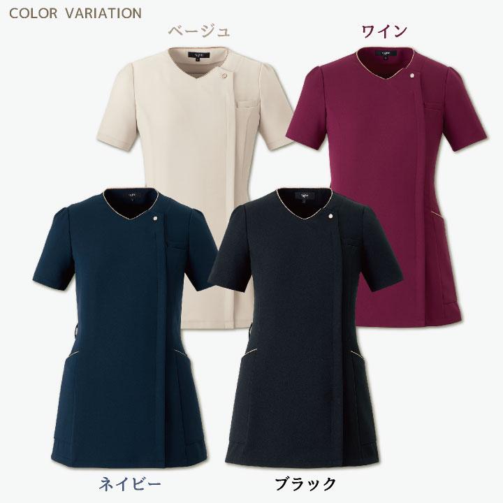 アンジョア スクラブ クリニック 病院 美容 医療 受付 接客業 事務服 制服 仕事服 レディース シンプル おしゃれ 上品 オールシーズン 年間 enjoie jo-42052 |  | 05
