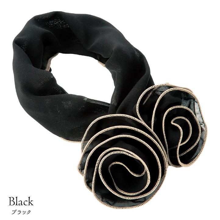 スカーフ コサージュ付き 花 アンジョア 事務服 オフィス 美容 医療 受付 クリニック 接客 サービス レディース 飾り ワンタッチ 華やか 清楚 enjoie jo-op148 | ジョア | 06