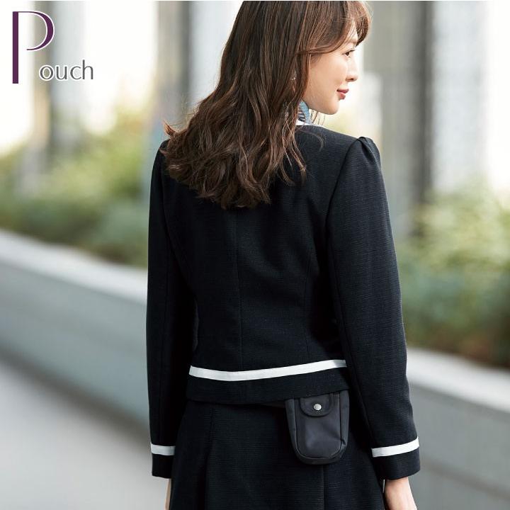 インカムポーチ アンジョア 事務服 制服 仕事服 オフィス 企業受付 インフォメーション レセプション 接客業 レディース バック enjoie jo-op150 | ジョア | 01