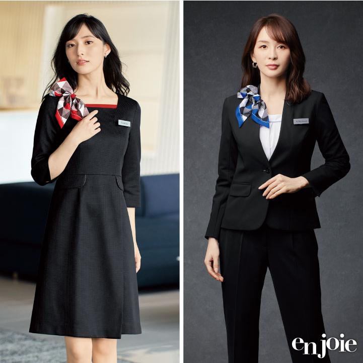 コサージュ スカーフ リボン ブローチ 幾何学 オフィス 事務服 受付 制服 ユニフォーム かわいい おしゃれ 赤 青 レッド ブルー ジョア (ネコポス) jo-op164 |  | 05