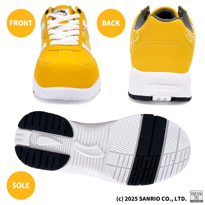 ハローキティ ローカット スニーカー キティちゃん サンリオ Hello Kitty 作業靴 おしゃれ かわいい カジュアル 樹脂先芯 レディース ケイゾック kc-sa2004 |  | 09