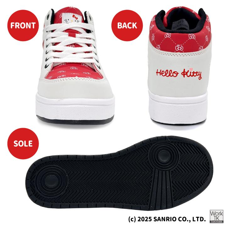 ハローキティ ミッドカット スニーカー キティちゃん サンリオ Hello Kitty 作業靴 おしゃれ かわいい カジュアル 樹脂先芯 レディース ケイゾック kc-sa2005 |  | 06