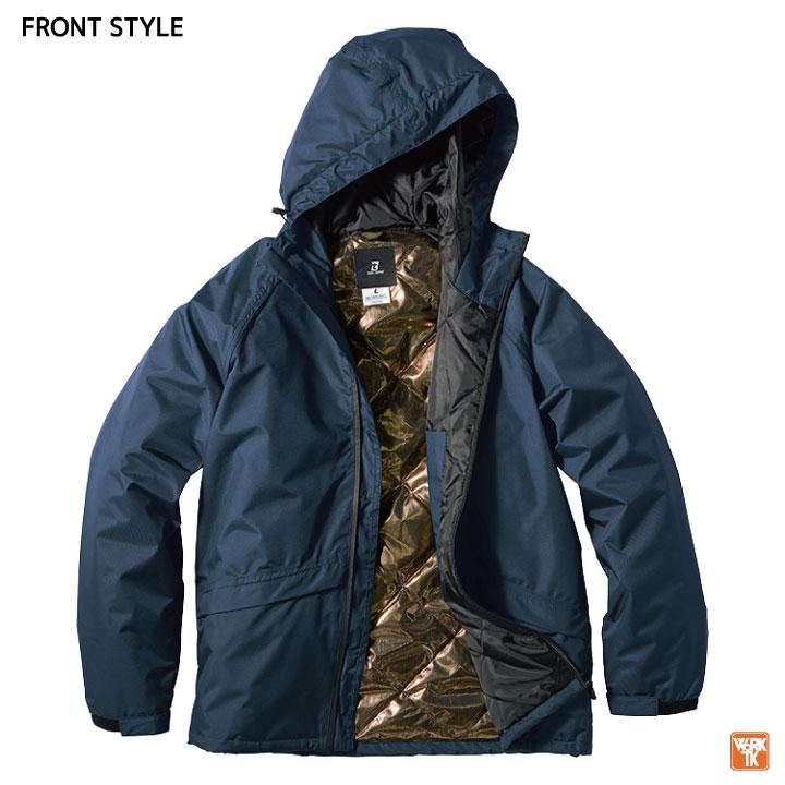 クロダルマ マウンテンパーカー ウインドブレーカー ジャケット ブルゾン メンズ レディース 作業着 作業服 アウトドア 登山 釣り キャンプ 防寒服 kd-54379 | クロダルマ | 05