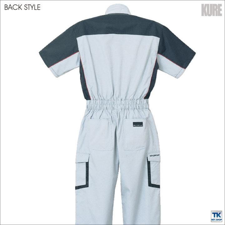 半袖つなぎ 半袖ツナギ ピットスーツ カジュアル半袖つなぎ ツナギ服 続服 ツヅキ つなぎ 春夏 クレヒフク kr-kr903 | ブランド登録なし | 02