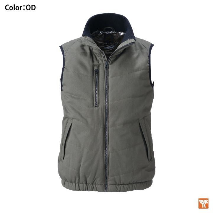 村上被服 ベスト 防寒 秋冬 裏アルミ 保温 暖かい 上着 メンズ レディース 作業服 仕事服 工事現場 カジュアル おしゃれ トップス mh-6299 |  | 06