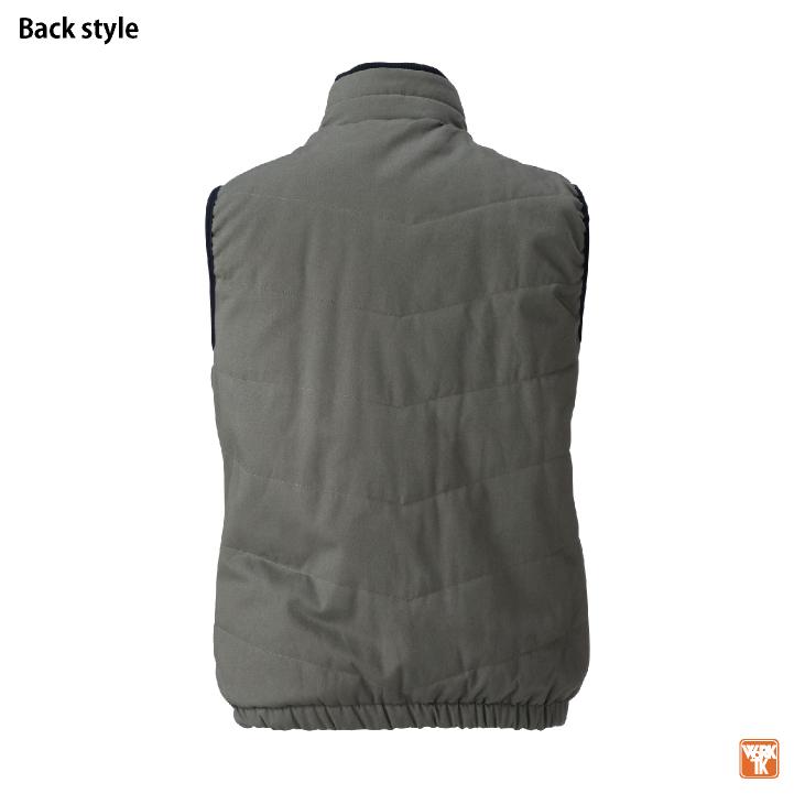村上被服 ベスト 防寒 秋冬 裏アルミ 保温 暖かい 上着 メンズ レディース 作業服 仕事服 工事現場 カジュアル おしゃれ トップス mh-6299 |  | 08