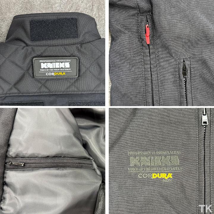 KNICKS ニックス AITOZ×KNICKS コラボレーション 防寒ベスト (襟 KNICKS ニックス AITOZ×KNICKS コラボレーション 防寒ベスト (襟