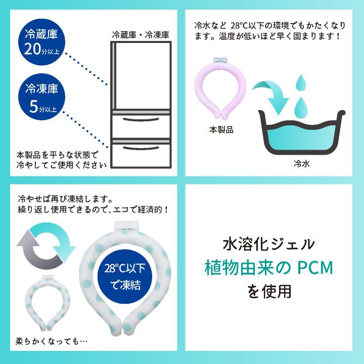 アイスクールリング 冷感 首元 ネッククーラー 作業服 ワークウェア 涼しい ネックリング 冷却効果 ひんやり 冷たい 保冷剤 (ネコポス) (即日出荷) rn-ir02 |  | 03