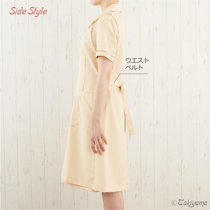 シロタコーポレーション エプロン ライトベージュ ブラック 透け防止 なめらかストレッチ エステ ネイル 美容部員 サロンスタッフ 受付 医療系 シロタ sc-e3097 | ブランド登録なし | 11