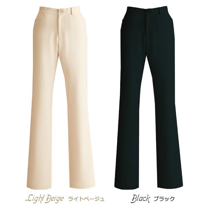 シロタコーポレーション ストレッチパンツ ブーツカット ライトベージュ ブラック 透け防止 エステ ネイル サロンスタッフ 受付 医療系 シロタ sc-e3104 | SHIROTA Corporation | 07