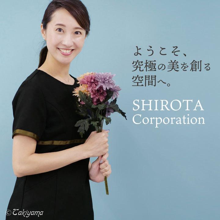 シロタコーポレーション チュニック ライトベージュ ブラック 透け防止 ストレッチ エステ ネイル クリニック 受付 医療系 制服 シロタ 半袖 sc-e3126 | ブランド登録なし | 02