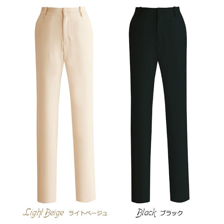 シロタコーポレーション ストレッチパンツ ストレート ライトベージュ ブラック 透け防止 エステ ネイル 美容部員 サロンスタッフ 受付 医療系 シロタ sc-e3131 | ブランド登録なし | 07
